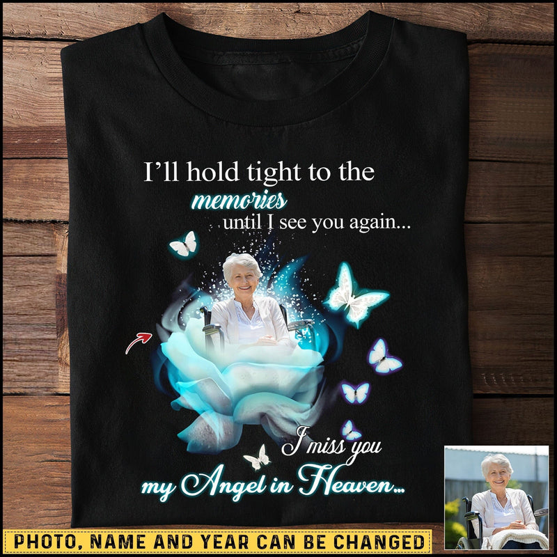 Discover I Miss You My Angel In Heaven Memory Personalized Custom T-Shirt