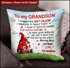 Grandma- Mom Gnome with Granddaughter Grandson Personalized Pillow DDL07MAY22TT2 Pillow Humancustom - Unique Personalized Gifts 12x12in