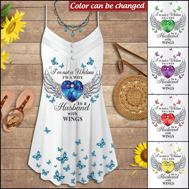 Discover Butterfly My Husband Has Wings Summer Dress