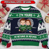 Customized Couple Christmas Gift From Our First Kiss Till Our Last Breath Husband Wife Gift Sweater 3D HLD19OCT22TP1 3D Sweater Humancustom - Unique Personalized Gifts S Sweater