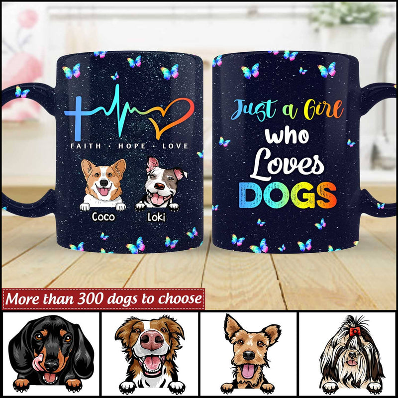 Dog Mom Mug, A Girl and Her Dog Mug
