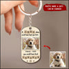 Pet Loss Dog Cat Fur Baby In Heaven Upload Photo If Love Could Have Kept You Here Memorial Wooden Keychain HLD05APR22VA2 Custom Wooden Keychain Humancustom - Unique Personalized Gifts 4.5x4.5 cm