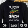 We Hooked The Best Grandma Fishing Personalized Hoodie and T-Shirt KNV29MAR22TT2 Black T-shirt and Hoodie Humancustom - Unique Personalized Gifts Classic Tee Black S