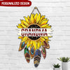 Customized Grandma, Nana…Sunflower Dreamcatcher Shape Wooden Sign NLA07MAY22NY2 Shape Wooden Sign Humancustom - Unique Personalized Gifts Size 1: 12x12 inches