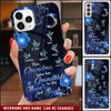 This Grandma, Nana, Mimi Loves Her Grandkids To The Moon and Back Hummingbird Personalized Phone Case KNV28JUN22DD1 Silicone Phone Case Humancustom - Unique Personalized Gifts Iphone iPhone 13