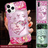 Personalized grandma Nana Mimi Heart With Grandkids Butterfly Phone case NVL30SEP22TT1 Silicone Phone Case Humancustom - Unique Personalized Gifts Iphone iPhone 14