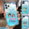 Bestie Gift, I Love You To The Beach And Back, Gift For Best Friends Personalized Phone Case LPL30MAR22CA2 Silicone Phone Case Humancustom - Unique Personalized Gifts Iphone iPhone SE 2020