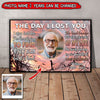 Upload Photo Family Loss The Day I Lost You Custom Picture Name & Date Memorial Poster HLD23MAY22TP1 Poster Humancustom - Unique Personalized Gifts 24x16in - Best Seller