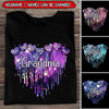 Sparkling Grandma- Mom Melting Heart With Lovely Kids, Multi Colors Personalized T-shirt And Hoodie LPL14JUN22TP2 Black T-shirt and Hoodie Humancustom - Unique Personalized Gifts Classic Tee Black S
