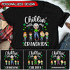 Chillin' With My Grandkids Customized Tshirt NLA07FEB22TP1 Black T-shirt Humancustom - Unique Personalized Gifts S Navy