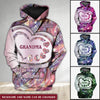 Sparkling Grandma- Mom With Sweet Heart Kids, Multi Colors Personalized Hoodie 3D Printing NVL20JUL22TT1 3D T-shirt Humancustom - Unique Personalized Gifts Unisex Tee S