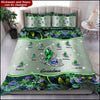 Glitter Butterfly Grandma- Mom With Little Kids Personalized Bedding Set LPL26JUL22DD1 Bedding Set Humancustom - Unique Personalized Gifts US TWIN