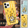 Grandma Butterfly Yellow Custom Phone Case PM23JUL22XT1 Silicone Phone Case Humancustom - Unique Personalized Gifts Iphone iPhone 13