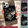 Personalized Grandma Mom Leopard Heart Butterfly Grandkids Phone case NVL04APR22TT2 Silicone Phone Case Humancustom - Unique Personalized Gifts Iphone iPhone SE 2020
