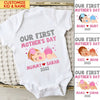 Personalized Our First Mother's Day Mummy Custom Gift For Newborn Baby Onesie DDL19MAR22CT1 Baby Onesie Humancustom - Unique Personalized Gifts Size 6 Month