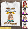 Savage Girl My Attitude Depends On Who You Are Custom Design Birthday Gift Tshirt HLD09FEB22XT3 White T-shirt Humancustom - Unique Personalized Gifts 2XL White