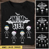 Momster and Skeleton Halloween Personalized Tshirt And Hoodie NTN19AUG22TT1 Black T-shirt and Hoodie Humancustom - Unique Personalized Gifts Classic Tee Black S