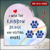 I Wish Rainbow Bridge Had Visiting Hours Dog Memory Personalized Acrylic Plaque KNV09MAY22TT3 Acrylic Plaque Humancustom - Unique Personalized Gifts S (10cm)