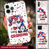 July 4th Gift Independence Day - I Love Being Grandma Gnomes Balloons - Personalized Heart Phone case NVL19MAY22TT1 Silicone Phone Case Humancustom - Unique Personalized Gifts Iphone Iphone 14