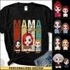 Mama Gang Vintage Background Custom Gift For Mom Mother Daughter Son T-shirt DHL14FEB22DD1 Black T-shirt Humancustom - Unique Personalized Gifts S Navy