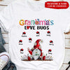 Personalized Grandma's Love Bugs Gnome Shirt NVL19MAR22TT4 White T-shirt and Hoodie Humancustom - Unique Personalized Gifts Classic Tee White S