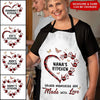 Grandma Mom Kitchen Where Memories Are Made With Love Custom Nickname Names Mothers Day Gift Apron HLD23MAR22TT4 Apron Humancustom - Unique Personalized Gifts Measures 27" x 30"
