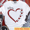 Colorful Heart Grandma Mom Kids, Best Gift For Mother's Day Personalized T-shirt & Hoodie NVL22FEB23CT1 White T-shirt and Hoodie Humancustom - Unique Personalized Gifts