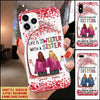 Customized Side by side or miles apart sisters will always be connected by the heart phone case PM21JUN21CT2 Phonecase FUEL Iphone iPhone 12