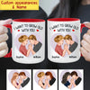 I want to grow old with you personalized accent mug for couple valentine wedding anniversary NTA13JAN23CT1 Accent Mug Humancustom - Unique Personalized Gifts Red