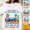 Customized Official drinking God knew my heart needed love some women are just born with shirt Dog T-Shirt PM06JUL21CT1 2D T-shirt Dreamship S White
