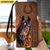 Horse Love Leather Pattern Personalized Purse DDL22APR22CT3 Woman Purse Humacustom - Unique Personalized Gifts