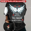 Never Walk Alone Wings Memorial Personalized 3D T-Shirt BSH16SEP22TP1