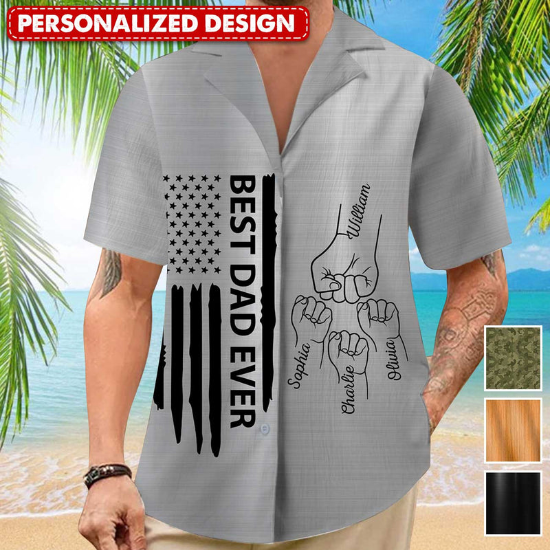 Discover Best Dad Ever Personalized Hawaiian Shirt