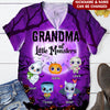 Grandma Of Little Monsters Personalized Halloween T-shirt, Halloween Gift For Grandma DCT01AUG23NY1