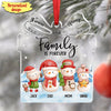 Christmas Snowman Family Benelux Ornament Ornament DCT06SEP23TT2