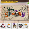 Stay Spooky Personalized Halloween Door Mat DCT21AUG23TT1