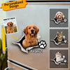 Cute Dog, Cat Pet Crack Personalized Decal Sticker Funny Pet Decal Sticker-DCT28JUL23NA3