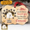 If Love could have Saved you You would have Lived Forever Memorial Personalized Aluminium Ornament DDL13OCT21TT1 Aluminium Ornament Humancustom - Unique Personalized Gifts