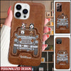 Personalized Car Dogs Leather Pattern Phone case DDL15DEC21DD1 Silicone Phone Case Humancustom - Unique Personalized Gifts