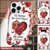 Memorial Cardinal, The Moment Your Heart Stopped, Mine Changed Forever Custom Phone Case DDL25APR22NY1 Silicone Phone Case Humancustom - Unique Personalized Gifts