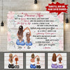 Personalized Mom & Girl To My Precious Mom Canvas Dhl-15Tt012 Canvas Dreamship 12x8in