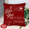 Personalized Name Couple Letter Pillow Dhl-20Tp001 Pillow Dreamship 18x18in
