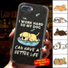 Personalized Dog I Work Hard So My Dog Can Have A Better Life Phonecase Dhl-24Dd002 Phonecase FUEL Iphone iPhone 12
