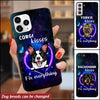 Dog Kisses Fix Everything Galaxy Heart With Butterfly Custom Personalized Gift For Dog Mom Dog Dad Silicone Phonecase Dhl-24Dd010 Phonecase FUEL