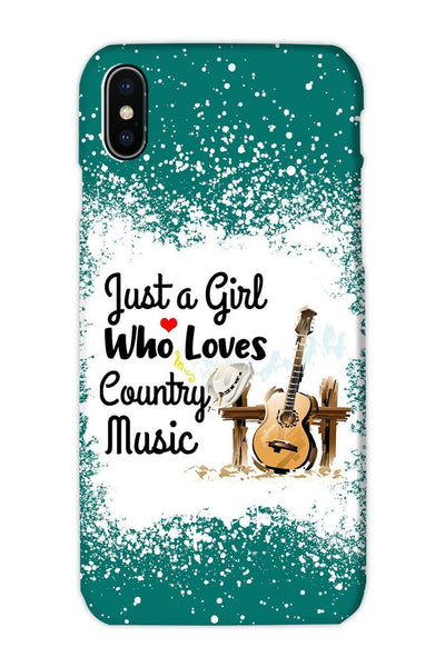 Just A Girl Who Loves Country Music Phonecase Dhl-24Tt015 Phonecase FUEL Iphone iPhone X
