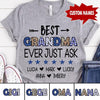 Personalized Name Best Grandma Ever Just Ask Standard T-Shirt DHL02JUL21TT1 2D T-shirt Dreamship S Heather Grey