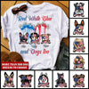 Personalized Dogs Red White Blue And Dogs Too Standard T-Shirt Dhl02Jun21Nq2 2D T-shirt Dreamship S White