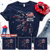 Personalized Name Mama Bear Independence Day Standard T-Shirt Dhl05Jun21Nq4 2D T-shirt Dreamship S Navy
