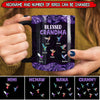 Blessed Grandma Hummingbird Purple Pattern Custom Gift For Grandma Black Mug DHL08APR22TP1 Mug Dreamship 11oz