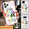 Upload Dog Image You Left Paw Prints On Our Hearts Phone case Phonecase FUEL Iphone iPhone 12